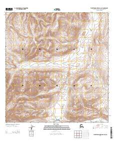 Talkeetna Mountains A-2 NE 2013 topographic map thumbnail