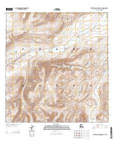 Talkeetna Mountains B-2 SE 2013 topographic map thumbnail