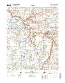 Teshekpuk A-3 NW 2013 topographic map thumbnail