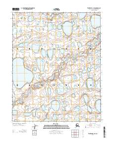 Teshekpuk B-1 SW 2013 topographic map thumbnail