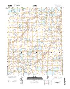 Teshekpuk B-2 SW 2013 topographic map thumbnail