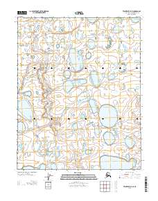 Teshekpuk B-3 SE 2013 topographic map thumbnail