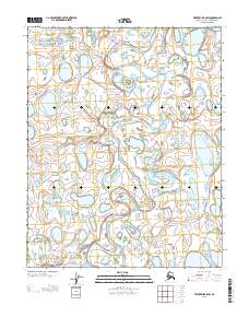 Teshekpuk B-5 SW 2013 topographic map thumbnail