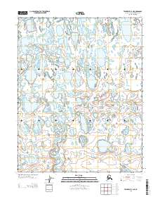 Teshekpuk B-1 NE 2013 topographic map thumbnail