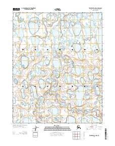 Teshekpuk B-2 NW 2013 topographic map thumbnail