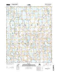 Teshekpuk B-3 NE 2013 topographic map thumbnail