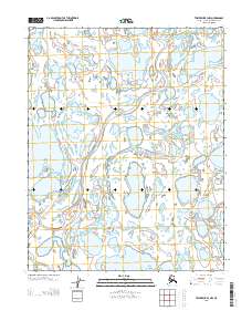 Teshekpuk B-3 NW 2013 topographic map preview