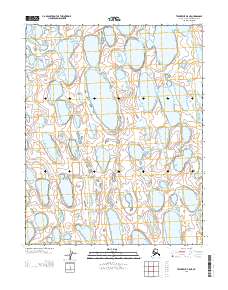 Teshekpuk B-5 NE 2013 topographic map thumbnail