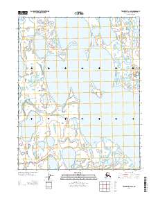 Teshekpuk C-2 SW 2013 topographic map thumbnail
