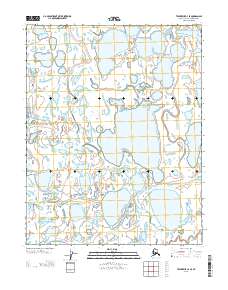 Teshekpuk C-3 SE 2013 topographic map thumbnail