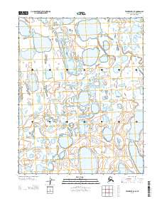 Teshekpuk C-5 SE 2013 topographic map thumbnail