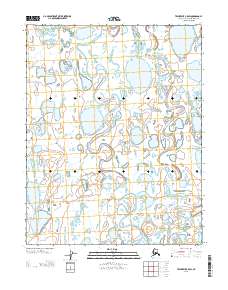 Teshekpuk C-5 SW 2013 topographic map thumbnail