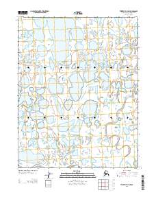 Teshekpuk C-4 NW 2013 topographic map thumbnail