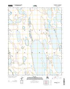 Teshekpuk D-1 SE 2013 topographic map thumbnail