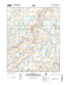 Harrison Bay B-4 SW 2013 topographic map thumbnail