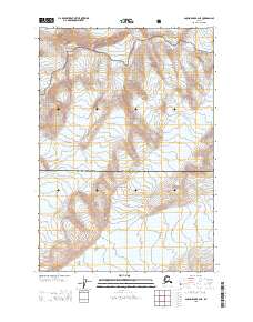 Anchorage B-2 NE 2013 topographic map thumbnail