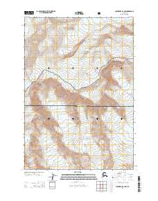 Anchorage B-2 NW 2013 topographic map thumbnail