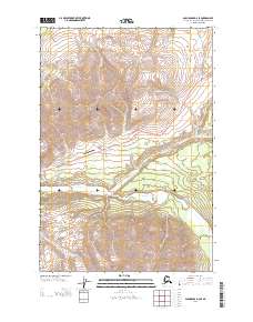 Anchorage D-2 SE 2013 topographic map thumbnail