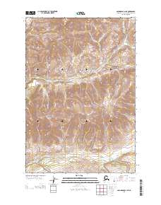 Anchorage D-2 NE 2013 topographic map thumbnail