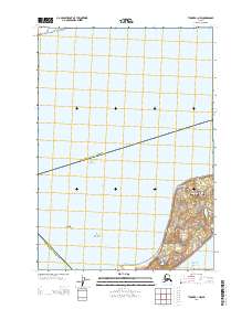 Tyonek A-1 NW 2013 topographic map thumbnail