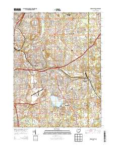 Akron East 2013 topographic map thumbnail