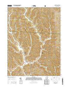 Amesville 2013 topographic map thumbnail