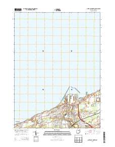 Ashtabula North 2013 topographic map thumbnail