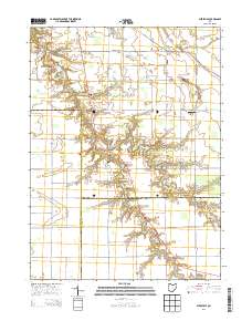 Ayersville 2013 topographic map thumbnail