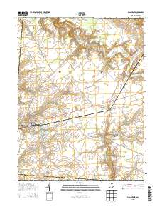 Blanchester 2013 topographic map thumbnail