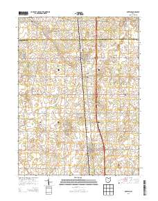Botkins 2013 topographic map thumbnail