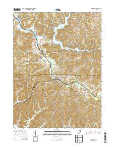 Bowerston 2013 topographic map thumbnail