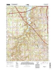 Canfield 2013 topographic map thumbnail