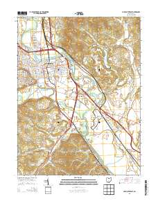 Chillicothe East 2013 topographic map thumbnail