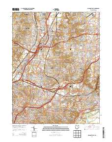 Cincinnati East 2013 topographic map thumbnail
