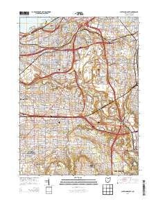 Cleveland South 2013 topographic map thumbnail