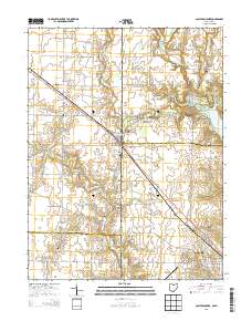 College Corner 2013 topographic map thumbnail