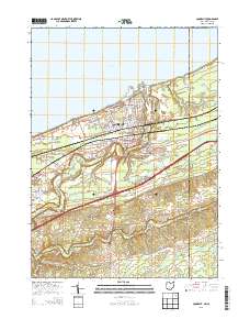 Conneaut 2013 topographic map thumbnail