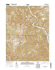 Coolville 2013 topographic map thumbnail