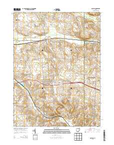 Dalton 2013 topographic map thumbnail