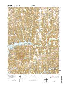 Dellroy 2013 topographic map thumbnail