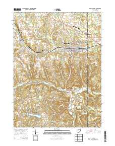 East Palestine 2013 topographic map thumbnail