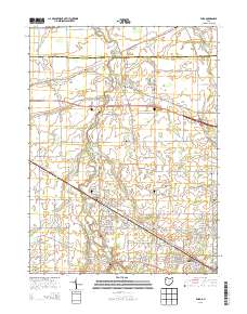 Elida 2013 topographic map thumbnail