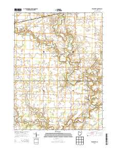 Evansport 2013 topographic map thumbnail