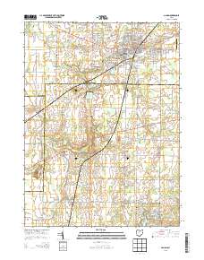 Galion 2013 topographic map thumbnail
