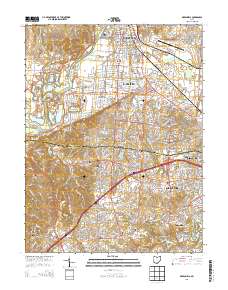 Greenhills 2013 topographic map thumbnail