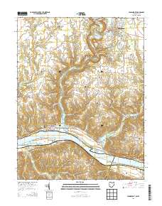Higginsport 2013 topographic map thumbnail