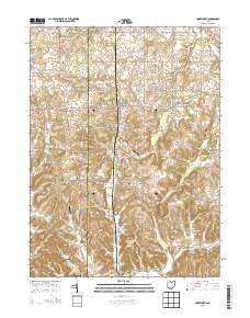 Homeworth 2013 topographic map thumbnail