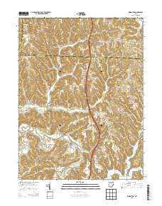 Kimbolton 2013 topographic map thumbnail