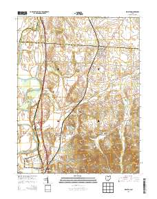 Kingston 2013 topographic map thumbnail