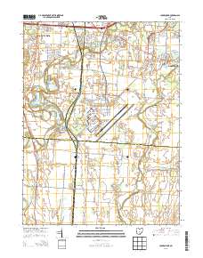 Lockbourne 2013 topographic map thumbnail